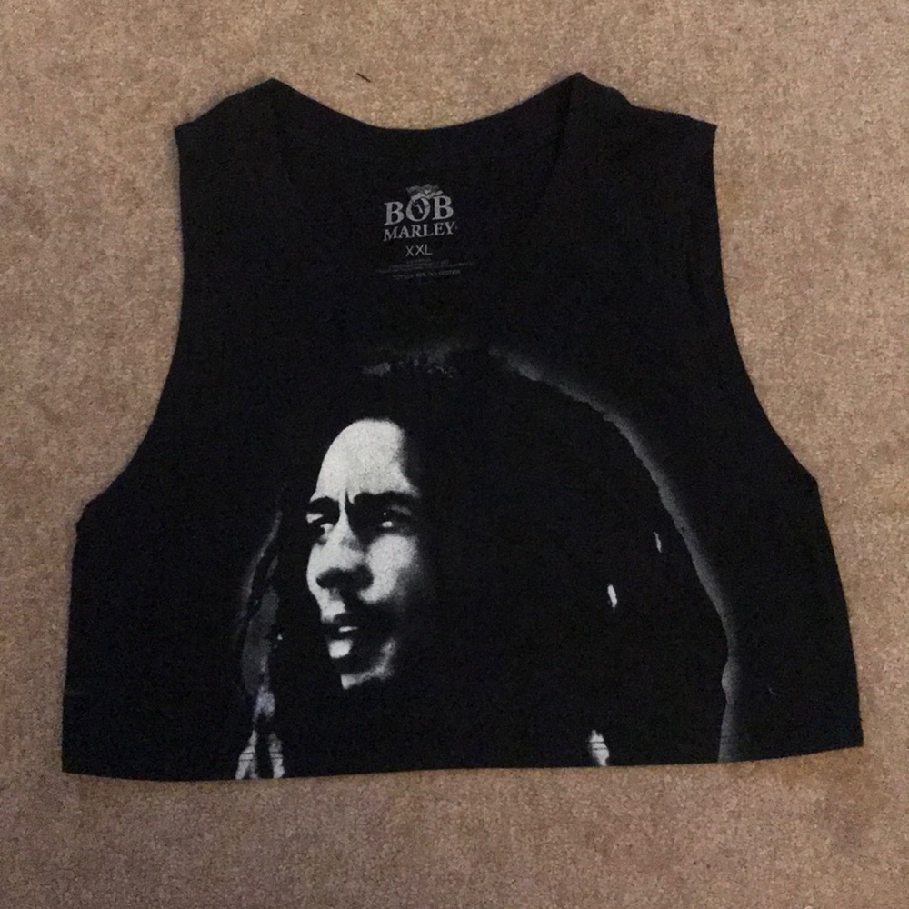 Cropped Bob Marley Tank